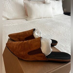 Jenni Kayne Suade Mule in Saddle